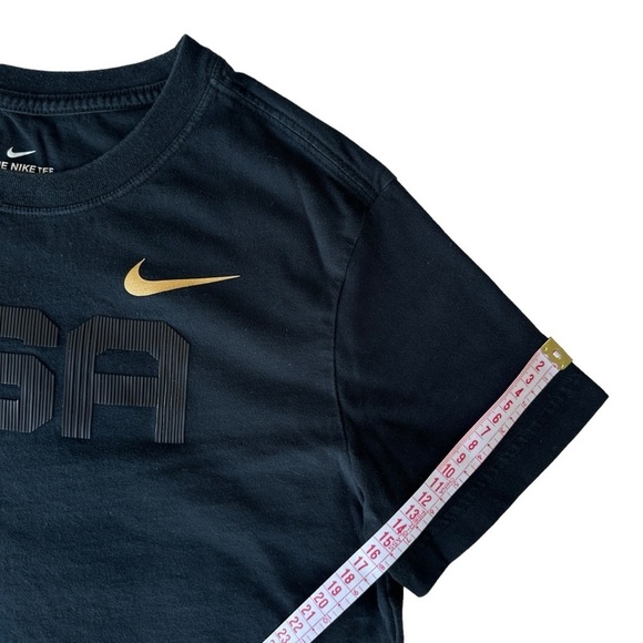 WOMENS NIKE  CROPPED TEE TEAM USA SIZE XS BLACK - Picture 14 of 14